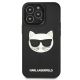 3. Etui Karl Lagerfeld 3D Rubber Choupette na iPhone 13 Pro / iPhone 13 - czarne