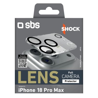 2. Szkło hartowane na aparat SBS Full Camera Lens Protector na iPhone 18 Pro Max