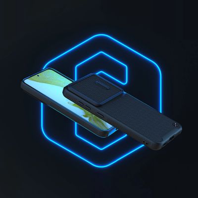 8. Nillkin Textured S Case etui Samsung Galaxy S23+ pancerny pokrowiec z osłoną na aparat czarne