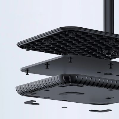 14. Acefast teleskopowy uchwyt do telefonu i tabletu (135-230mm szer.) na biurko 360° czarny (E4 black)