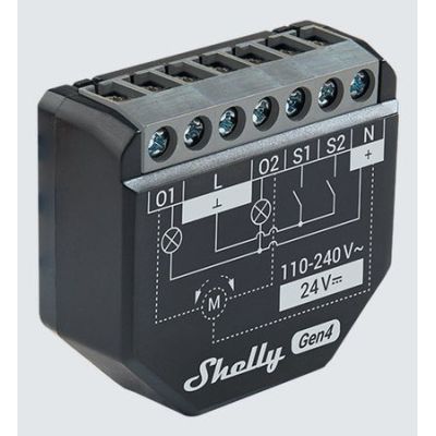 14. Dwukanałowy sterownik z pomiarem energii WiFi Shelly 2PM Gen4