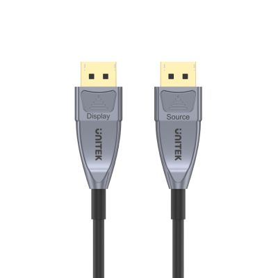 3. Kabel DisplayPort UNITEK C1617GY 15 m Czarny, Srebrny