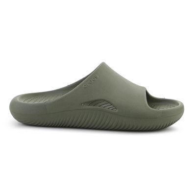 6. CROCS MELLOW RECOVERY SLIDE ARMY GREEN 208392-309