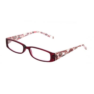 Okulary do czytania RFCGWE +2.50 czerwon +etui