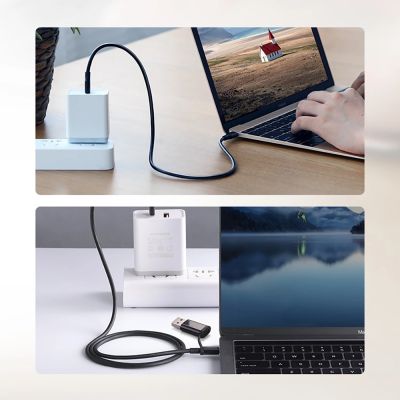 12. Kabel Ugreen US286 USB-C - USB-C PD QC 3A 480Mb/s 2m - czarny