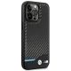4. Etui BMW Leather Carbon na iPhone 14 Pro - czarne