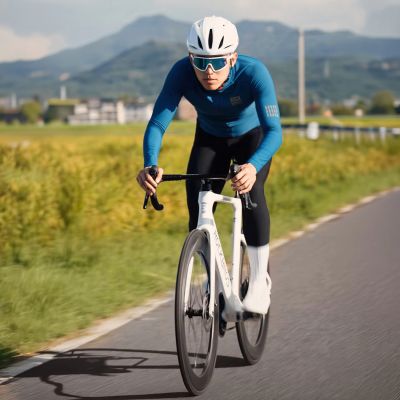 4. Kurtka rowerowa Rockbros YDWT020 Diamond jesień/zima rozmiar S - niebieska