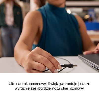 171. Słuchawki przewodowe HP Poly Mission 815 Monaural USB Wired Headset