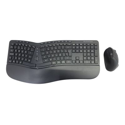 Conceptronic ORAZIO02ES klawiatura Dołączona myszka Biuro RF Wireless QWERTY Hiszpański Czarny