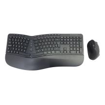 Conceptronic ORAZIO02ES klawiatura Dołączona myszka Biuro RF Wireless QWERTY Hiszpański Czarny