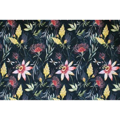 8. LEŻAK DREWNIANY CLASSIC DARK FLOWERS