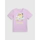 5. T-shirt regular z nadrukiem dziewczęcy 4F 4FJRAW26TTSHF4326-052S