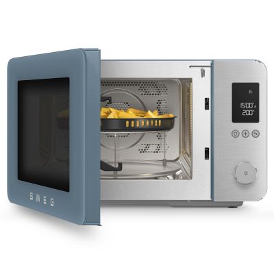 12. Smeg MOC02SBMEU kuchenka mikrofalowa Niebieski Kuchenka mikrofalowa kombinowana Blat 27 l 900 W
