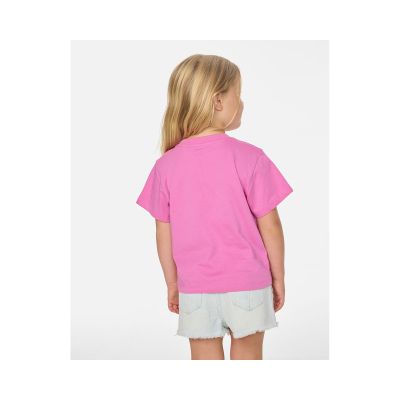 2. Koszulka dziewczęca RIP CURL Surf Puff Relaxed Tee -Girl różowa