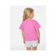 2. Koszulka dziewczęca RIP CURL Surf Puff Relaxed Tee -Girl różowa