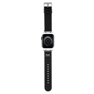 2. Pasek Hello Kitty Heads & Bows Pattern na Apple Watch 38/40/41mm - czarny