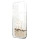 7. Etui Karl Lagerfeld Liquid Glitter Choupette Fun na iPhone 13 / 13 Pro - przezroczysto-złote