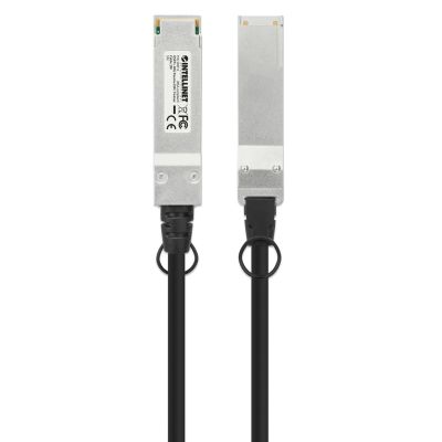 5. Intellinet 508513 kabel InfiniBand / światłowodowy 2 m QSFP+ Czarny, Srebrny