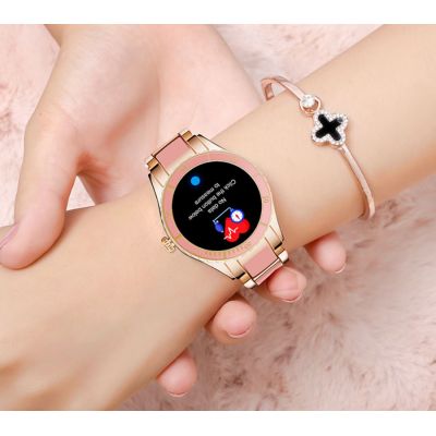 8. Smartwatch Damski Rubicon RNCE82 Różowy