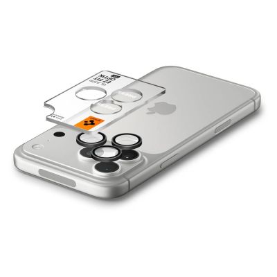 5. Szkło hartowane na aparat Spigen Optik Pro Glas.tR EZ Fit 2-Pack na iPhone 18 Pro / 18 Pro Max - ciemnoszary