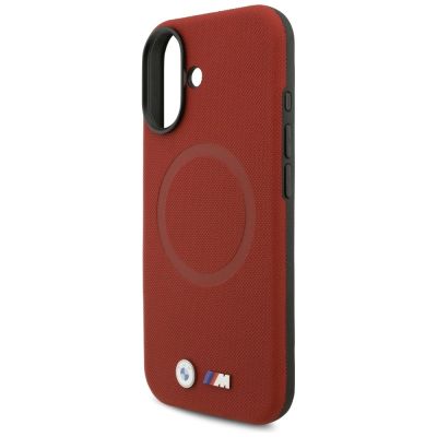 6. Etui BMW M FW Metal Logo MagSafe na iPhone 17 - czerwone