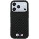3. Etui BMW M Carbon Metal Logo MagSafe na iPhone 17 Pro Max / 18 Pro Max - czarne