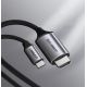 4. Ugreen kabel przewód HDMI - USB Typ C 4K 60 Hz 1,5 m czarno-szary (MM142 50570)
