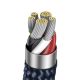 7. Kabel Baseus CATS000003 Lightning - USB-C 20W 480Mb/s 1m - niebieski