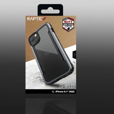 9. Raptic X-Doria Shield Case etui iPhone 14 pancerny pokrowiec czarny
