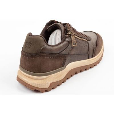 4. Wrangler buty męskie sneakersy Wriv buty casualowe brązowe