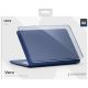 3. Etui UNIQ Vero na MacBook Neo - półprzezroczysto-granatowe