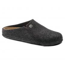 Kapcie męskie/damskie Birkenstock Zermatt Cozy Home Anthracite z wełnianego filcu regular szerokie (1014938)
