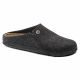 Kapcie męskie/damskie Birkenstock Zermatt Cozy Home Anthracite z wełnianego filcu regular szerokie (1014938)