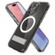 5. Etui Spigen Ultra Hybrid S MagSafe z podstawką do iPhone 15 Pro - przezroczyste