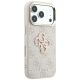 4. Etui Guess 4G & Big Resin Logo na iPhone 17 Pro Max / 18 Pro Max - różowe