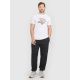 6. T-shirt regular z nadrukiem męski 4F 4FRAW25TTSHM3612-10S