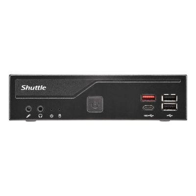 4. Shuttle Slim PC DH810 Wielkość PC 1.35L Czarny LGA 1851 (Socket V1)