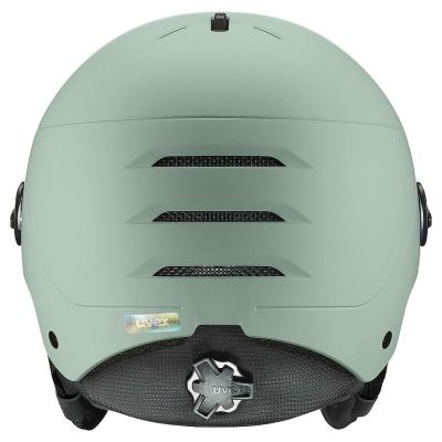 5. Kask narciarski UVEX Wanted Visor 58-61cm L zielony