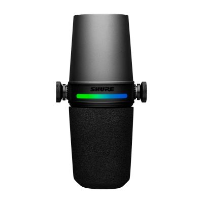 9. Shure MV7i - Inteligentny mikrofon z interfejsem US