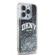 4. Etui DKNY Liquid Glitter Big Logo na iPhone 15 Pro - czarne