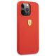 4. Etui Ferrari Silicone na iPhone 13 Pro Max - czerwone