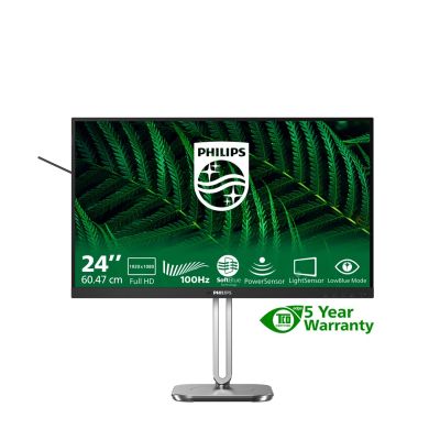 11. Philips 5000 series 24B2G5200/00 monitor komputerowy 60,5 cm (23.8") 1920 x 1080 px Full HD LCD Antracyt