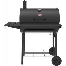 Char-Griller Pro Deluxe Gril Beczka Węgiel drzewny (paliwo) Czarny