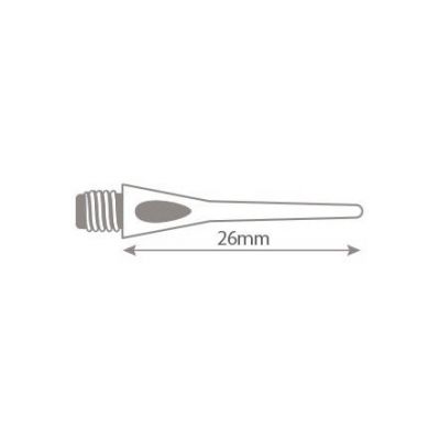 4. Końcówki do rzutek Softip Harrows Spare Dimple 100 szt BOX