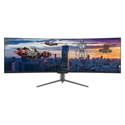 2. LC-Power LC-M49-DQHD-120-C-Q monitor komputerowy 124,5 cm (49") 5120 x 1440 px UltraWide Quad HD QLED Czarny