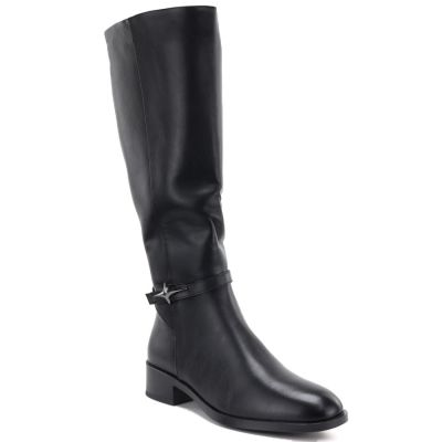 Kozaki damskie oficerki czarne Potocki SZ12862