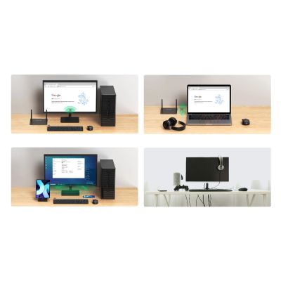 14. Ugreen dwuzakresowy adapter zewnętrzna karta sieciowa USB - WiFi 11ac AC650 czarny (CM448)