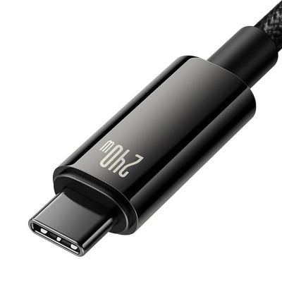 4. Kabel USB C - USB C 480Mb/s 240W 3m Baseus Tungsten Gold CAWJ040201 - czarny