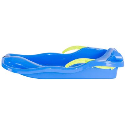 4. SANKI PLASTIKOWE Z HAMULCAMI RACE NIEBIESKIE