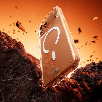 3. Etui SBS Extreme Mag z technologią D3O na iPhone 17 Pro - przezroczyste
